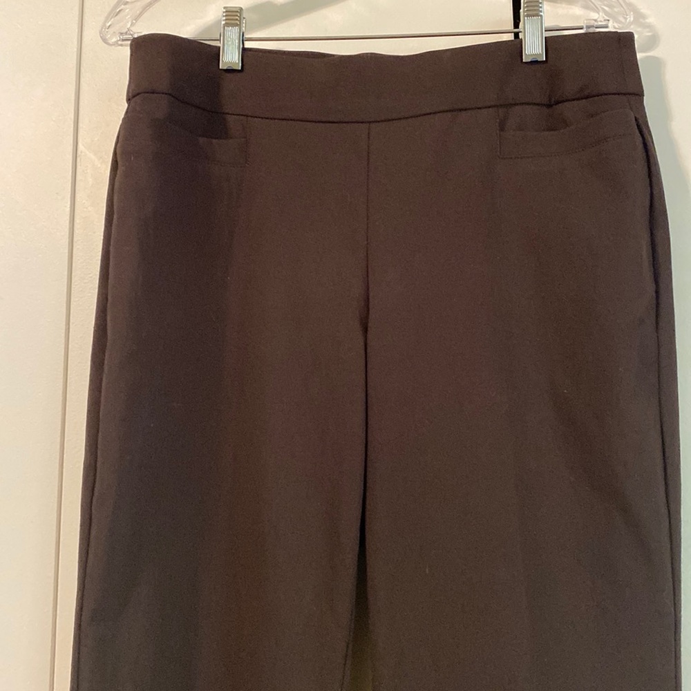 Liz Claiborne brown slacks, size 8.
